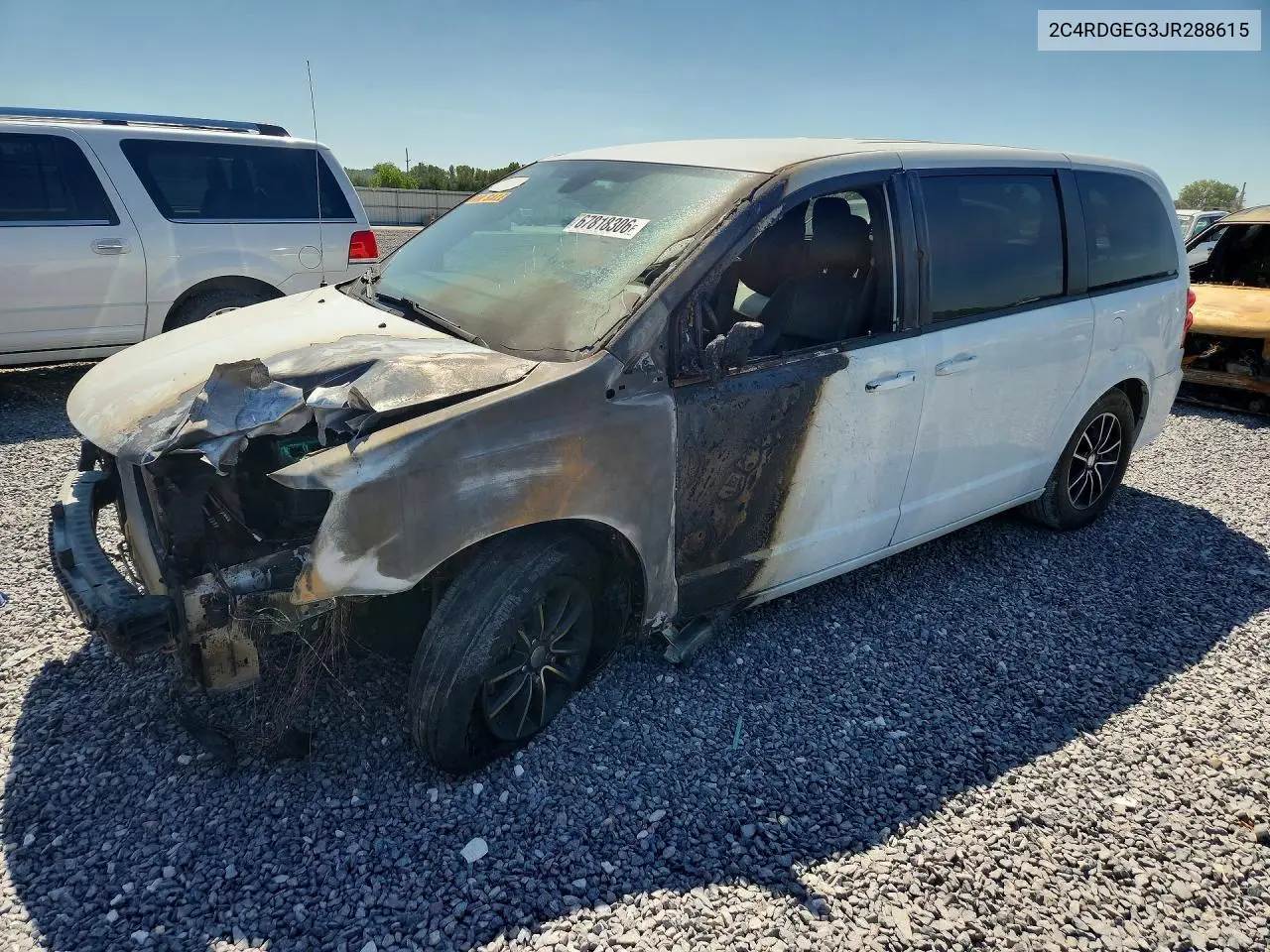DODGE CARAVAN 2018, VIN 2C4RDGEG3JR288615