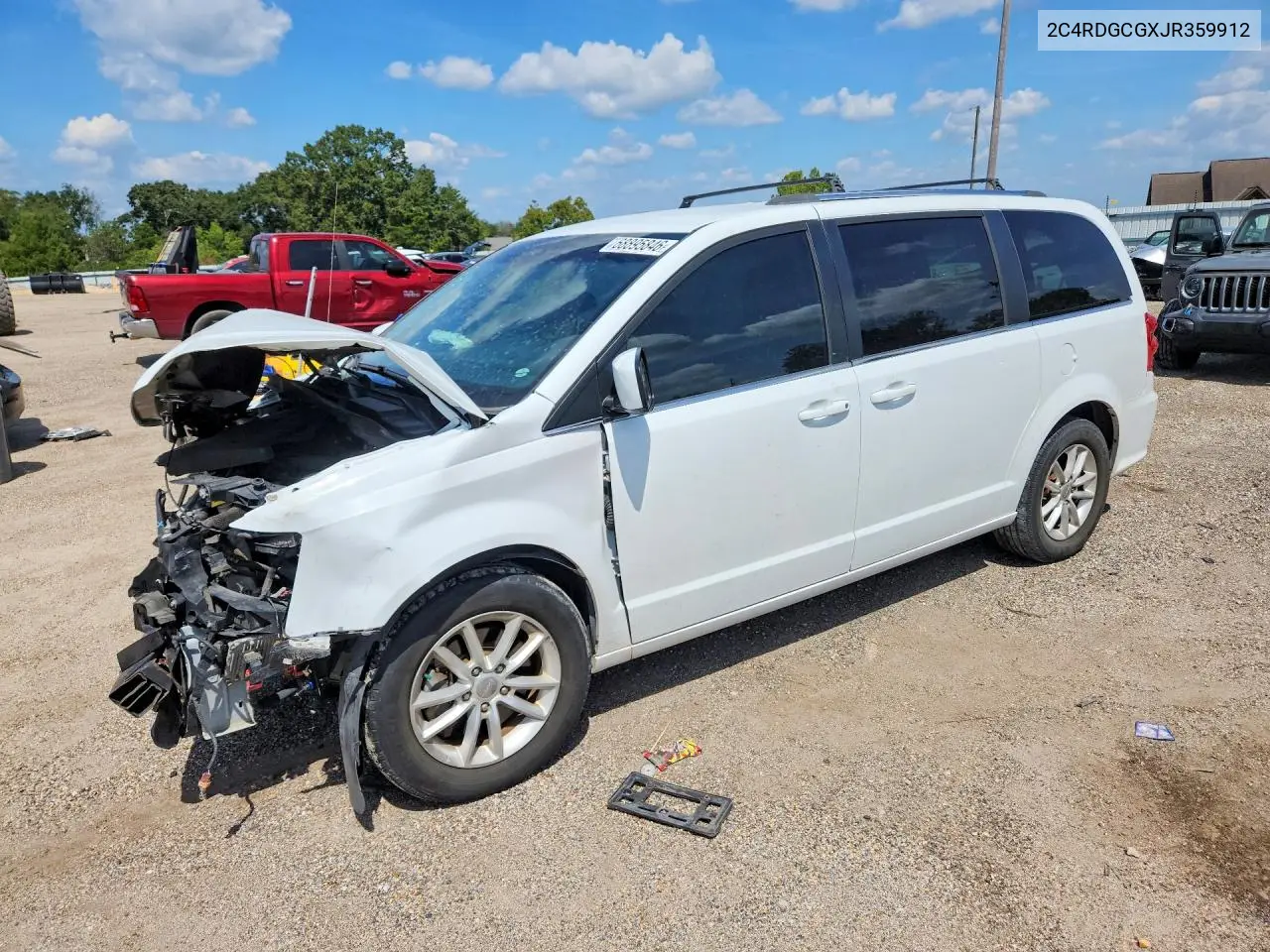 DODGE CARAVAN 2018, VIN 2C4RDGCGXJR359912