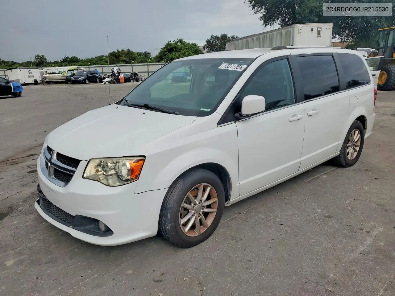DODGE CARAVAN 2018, VIN 2C4RDGCG0JR215530