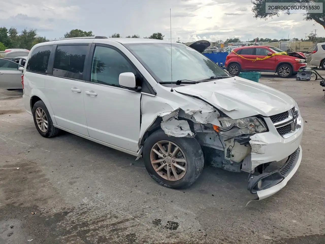 2018 DODGE CARAVAN VIN 2C4RDGCG0JR215530 — фото 4