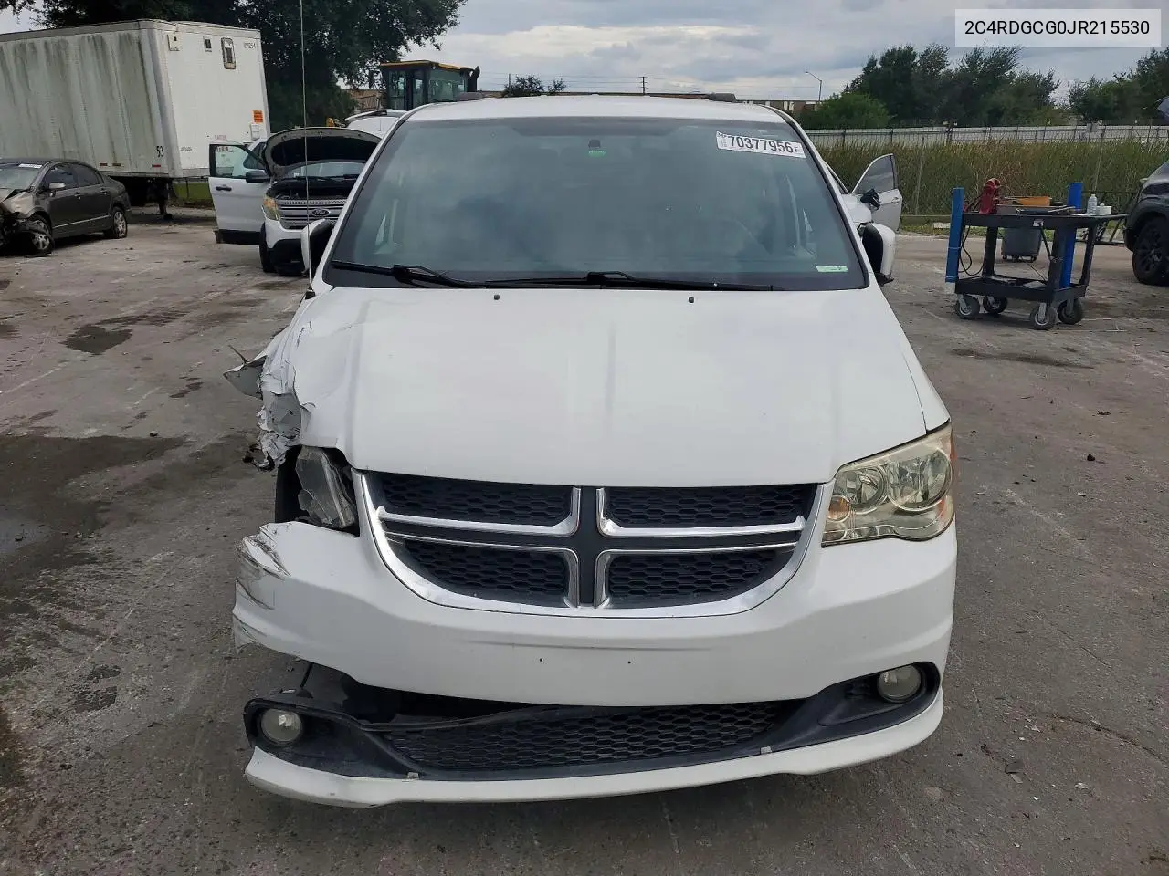 2018 DODGE CARAVAN VIN 2C4RDGCG0JR215530 — фото 5