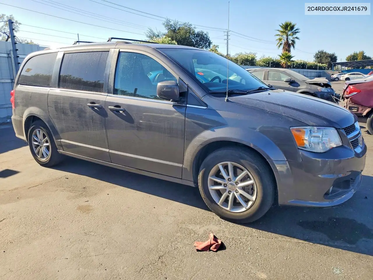 2018 DODGE CARAVAN VIN 2C4RDGCGXJR241679 — фото 4