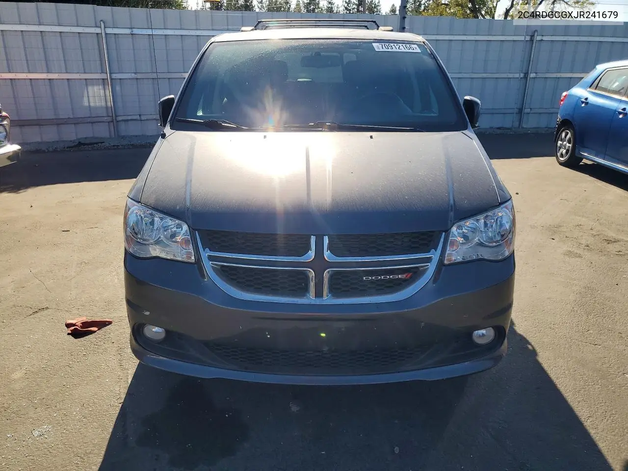 2018 DODGE CARAVAN VIN 2C4RDGCGXJR241679 — фото 5