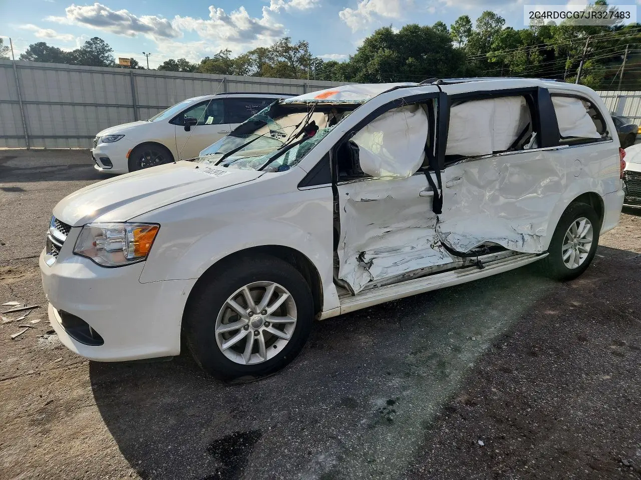 DODGE CARAVAN 2018, VIN 2C4RDGCG7JR327483