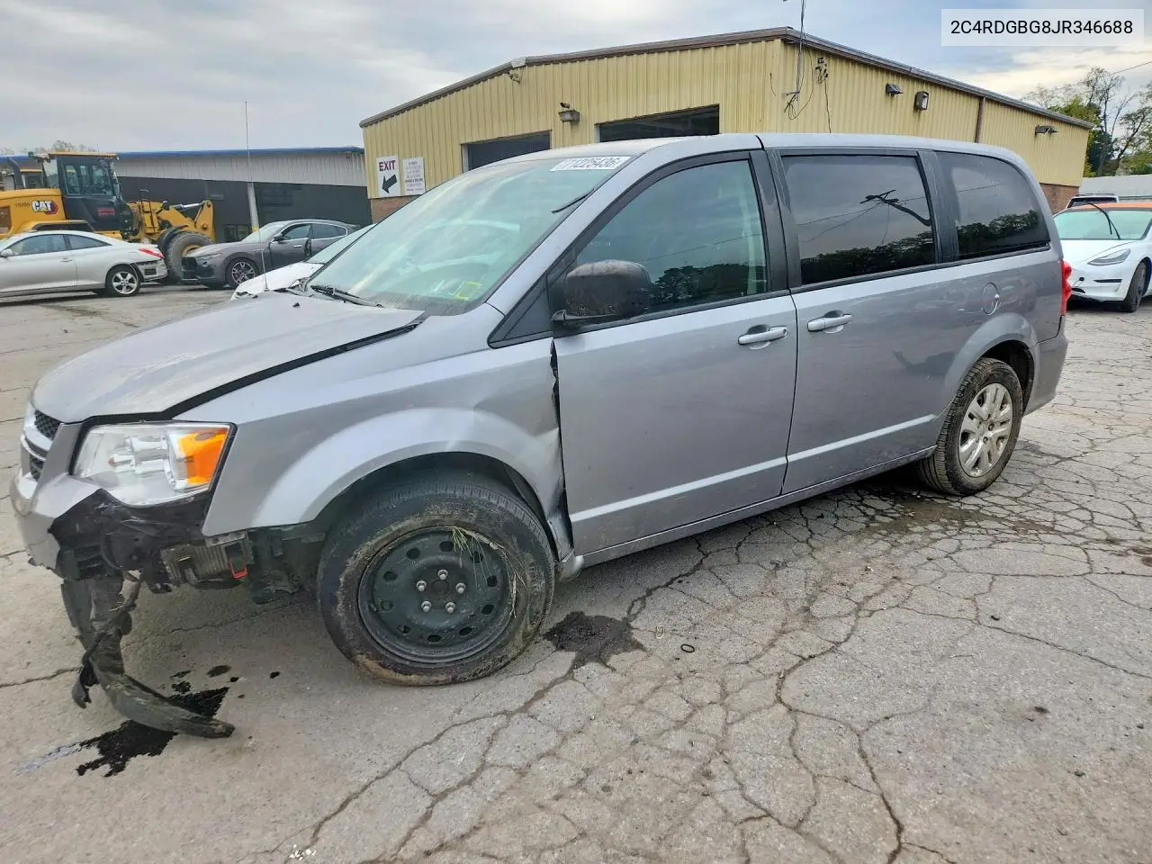 DODGE CARAVAN 2018, VIN 2C4RDGBG8JR346688