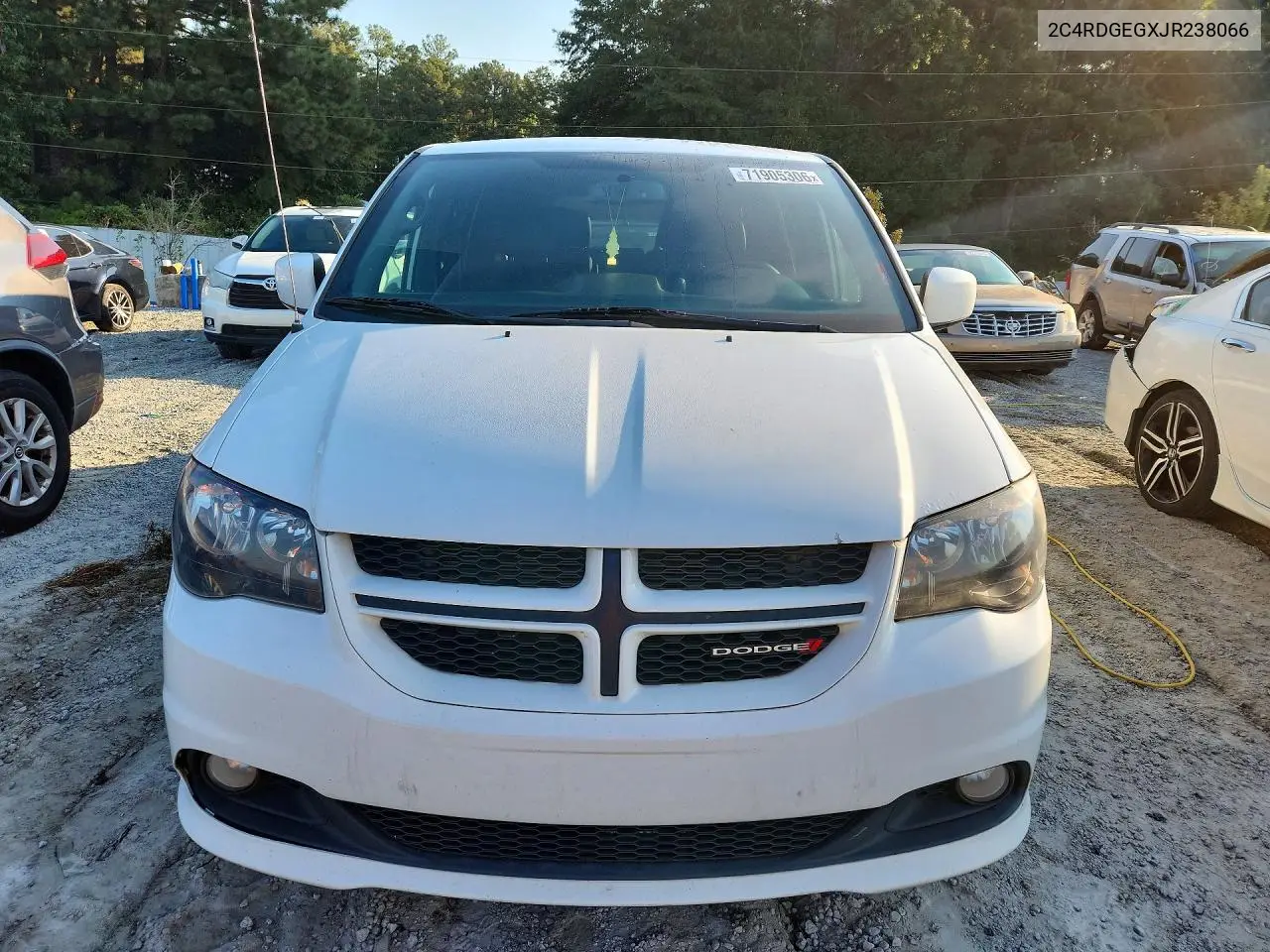 2018 DODGE CARAVAN VIN 2C4RDGEGXJR238066 — фото 5