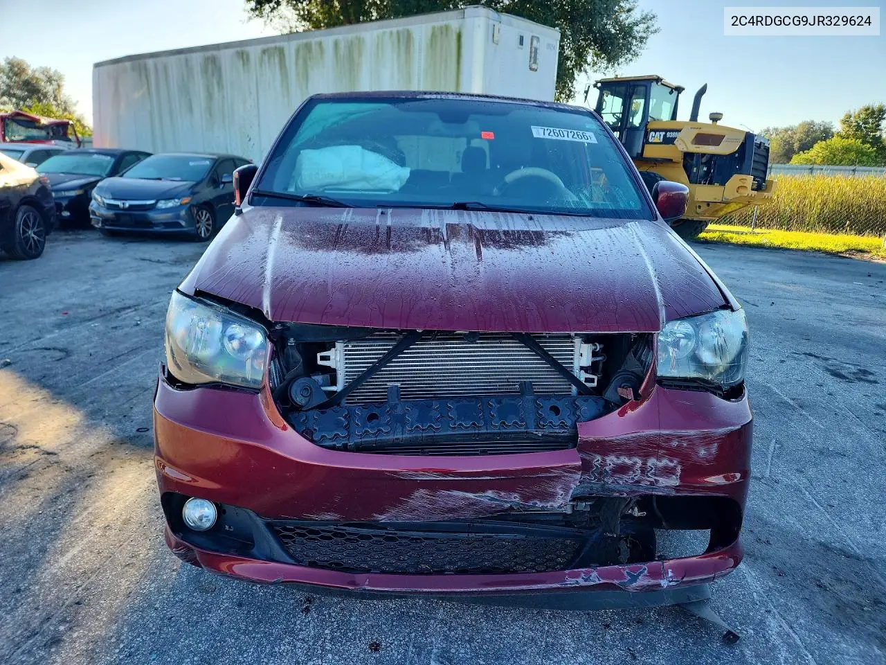 2018 DODGE CARAVAN VIN 2C4RDGCG9JR329624 — фото 5