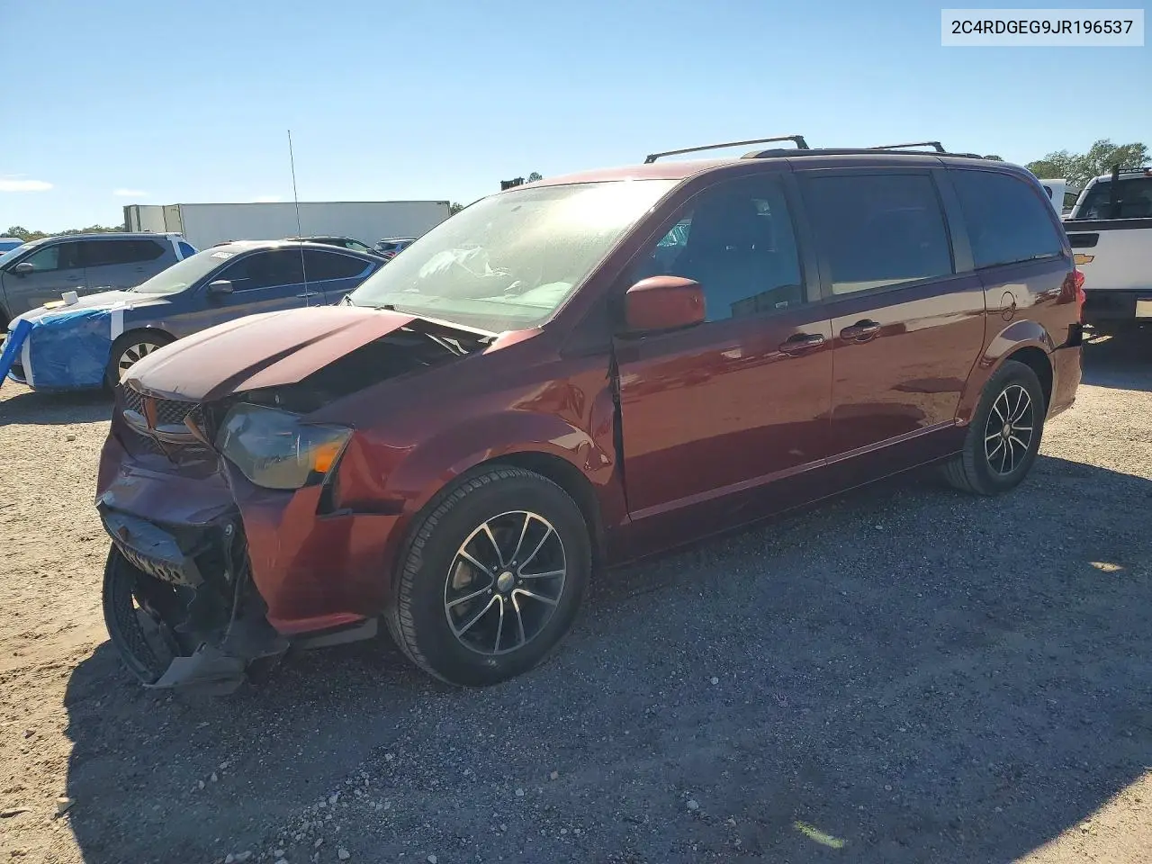 DODGE CARAVAN 2018, VIN 2C4RDGEG9JR196537