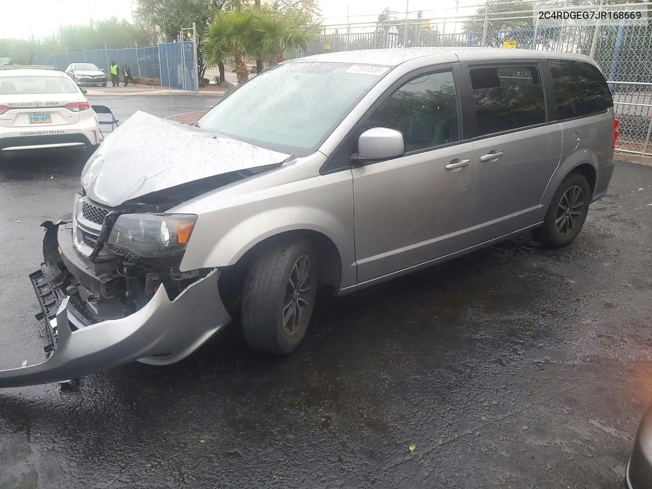 DODGE CARAVAN 2018, VIN 2C4RDGEG7JR168669