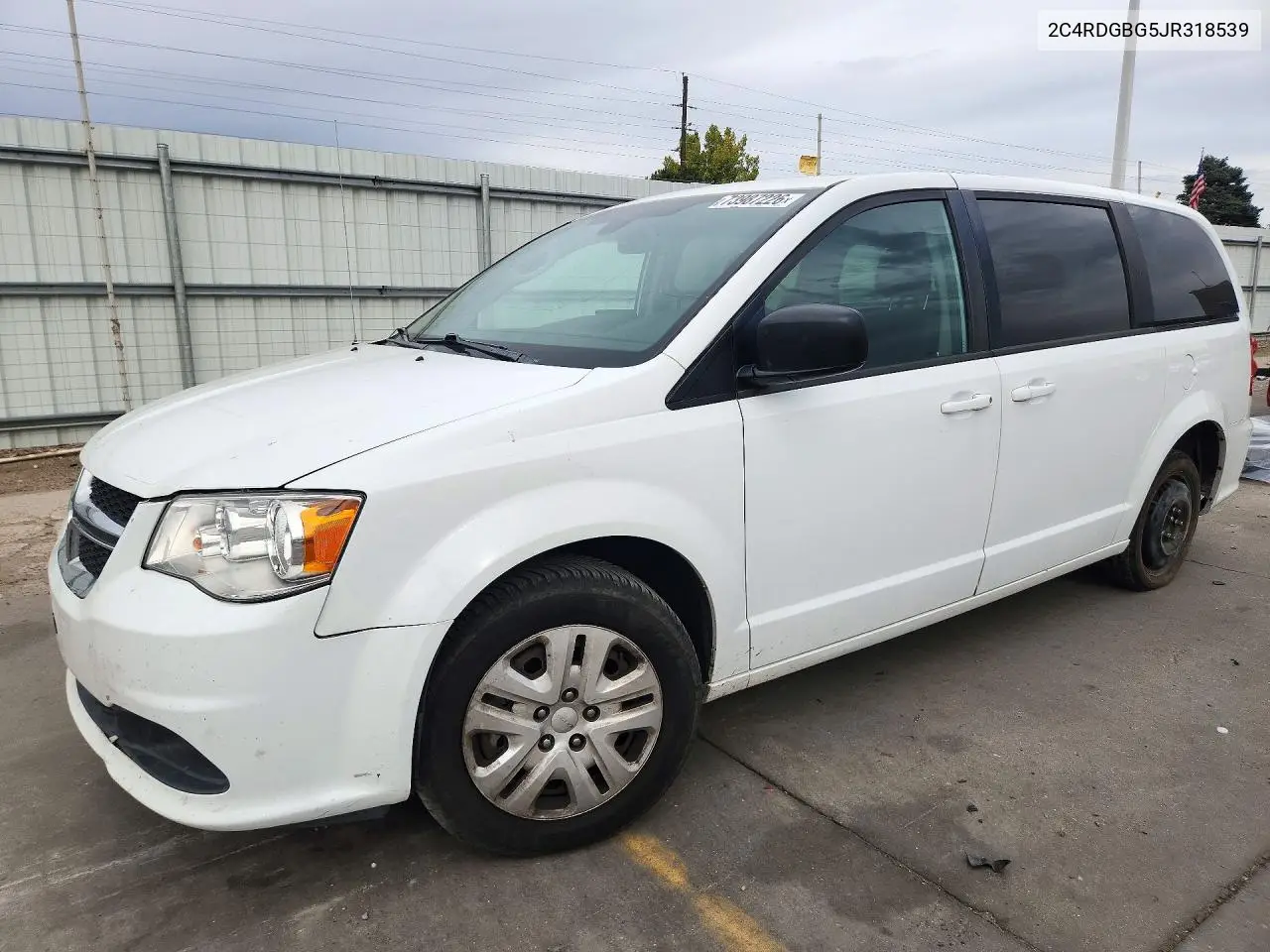 DODGE CARAVAN 2018, VIN 2C4RDGBG5JR318539