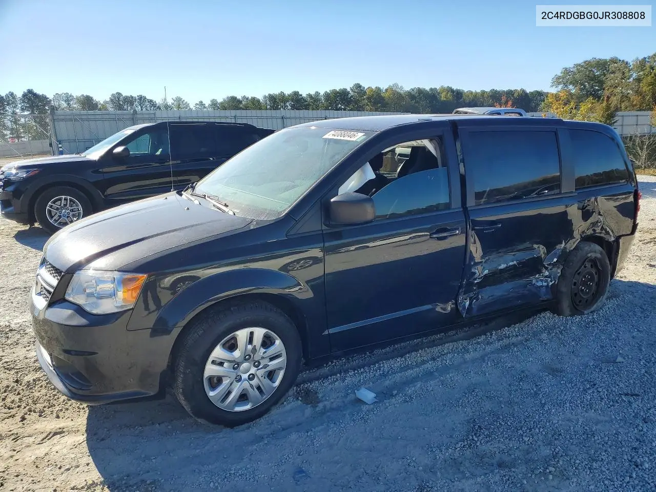 DODGE CARAVAN 2018, VIN 2C4RDGBG0JR308808