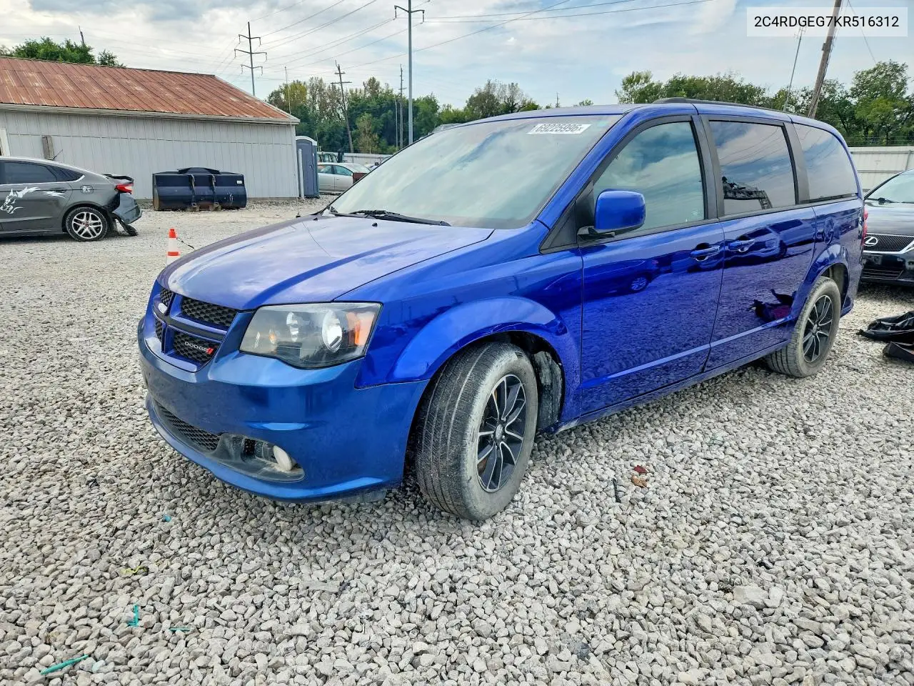 DODGE CARAVAN 2019, VIN 2C4RDGEG7KR516312