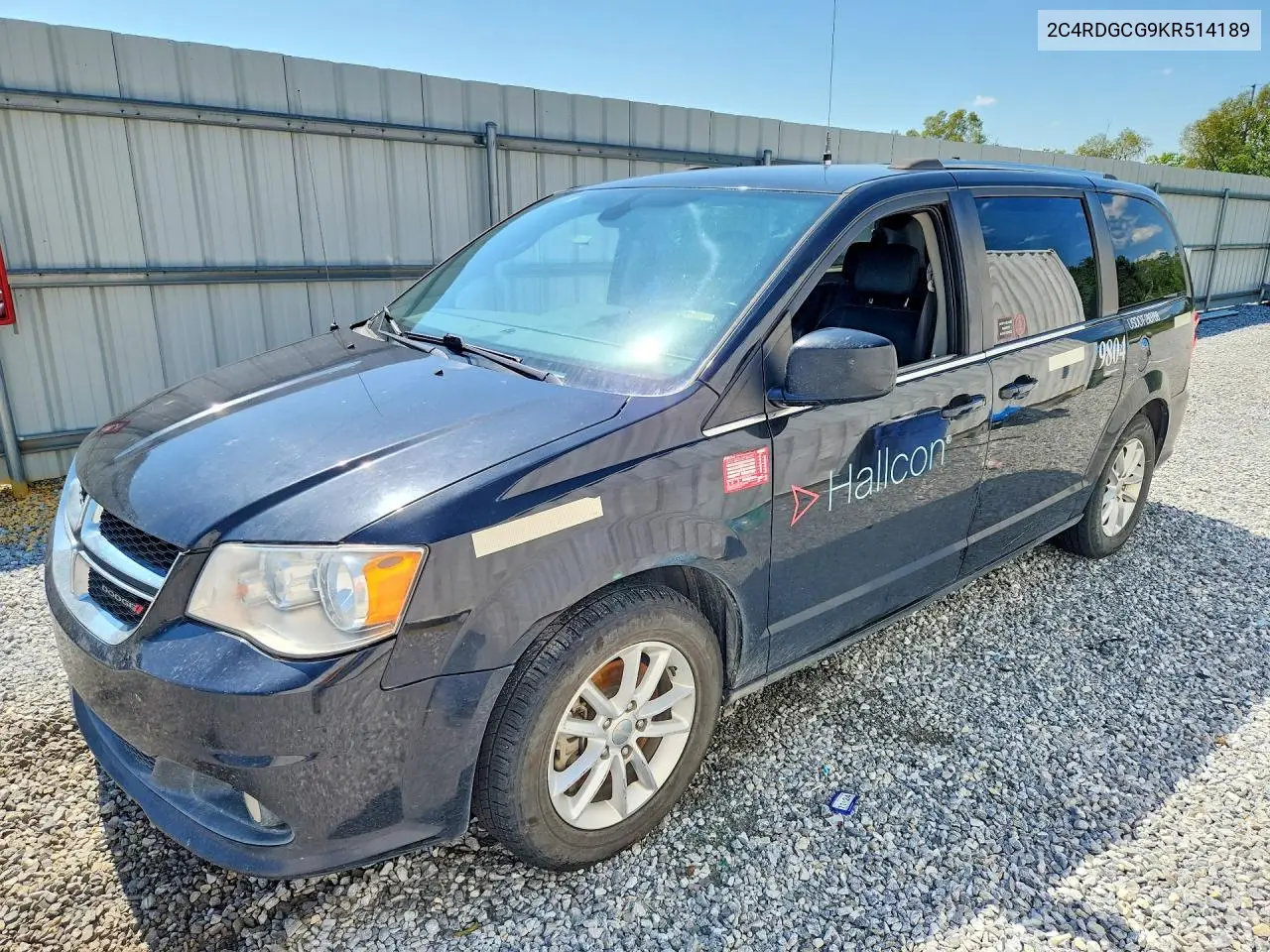 DODGE CARAVAN 2019, VIN 2C4RDGCG9KR514189