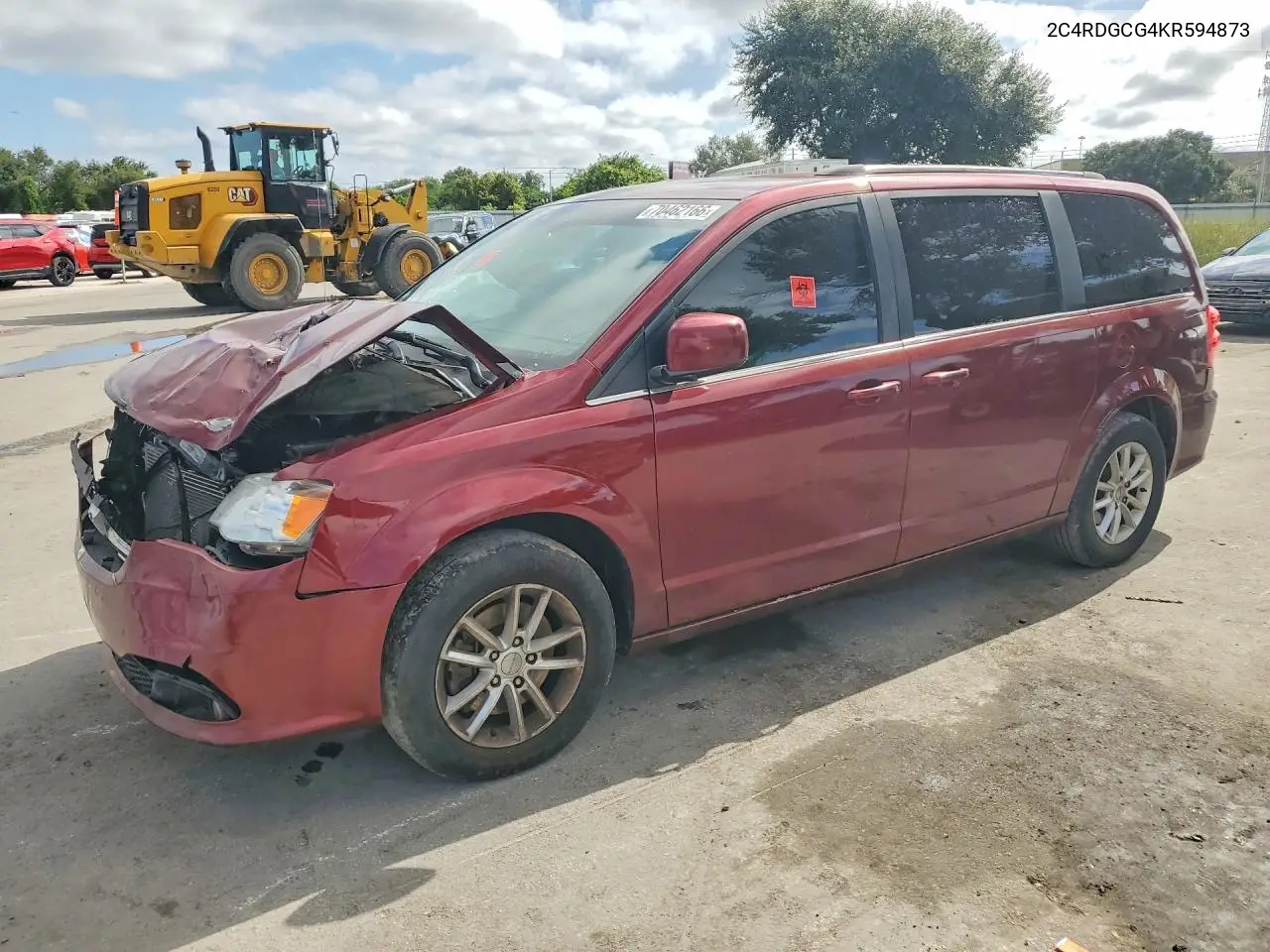 DODGE CARAVAN 2019, VIN 2C4RDGCG4KR594873