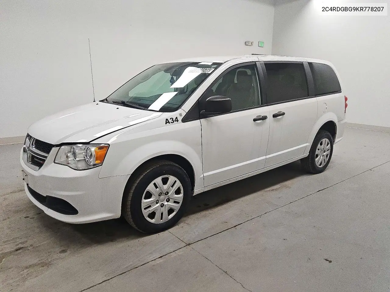 DODGE CARAVAN 2019, VIN 2C4RDGBG9KR778207