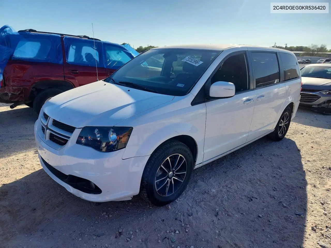 DODGE CARAVAN 2019, VIN 2C4RDGEG0KR536420