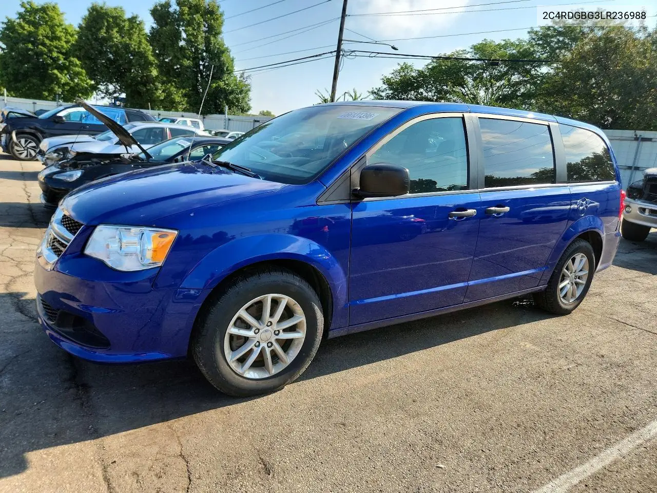 DODGE CARAVAN 2020, VIN 2C4RDGBG3LR236988