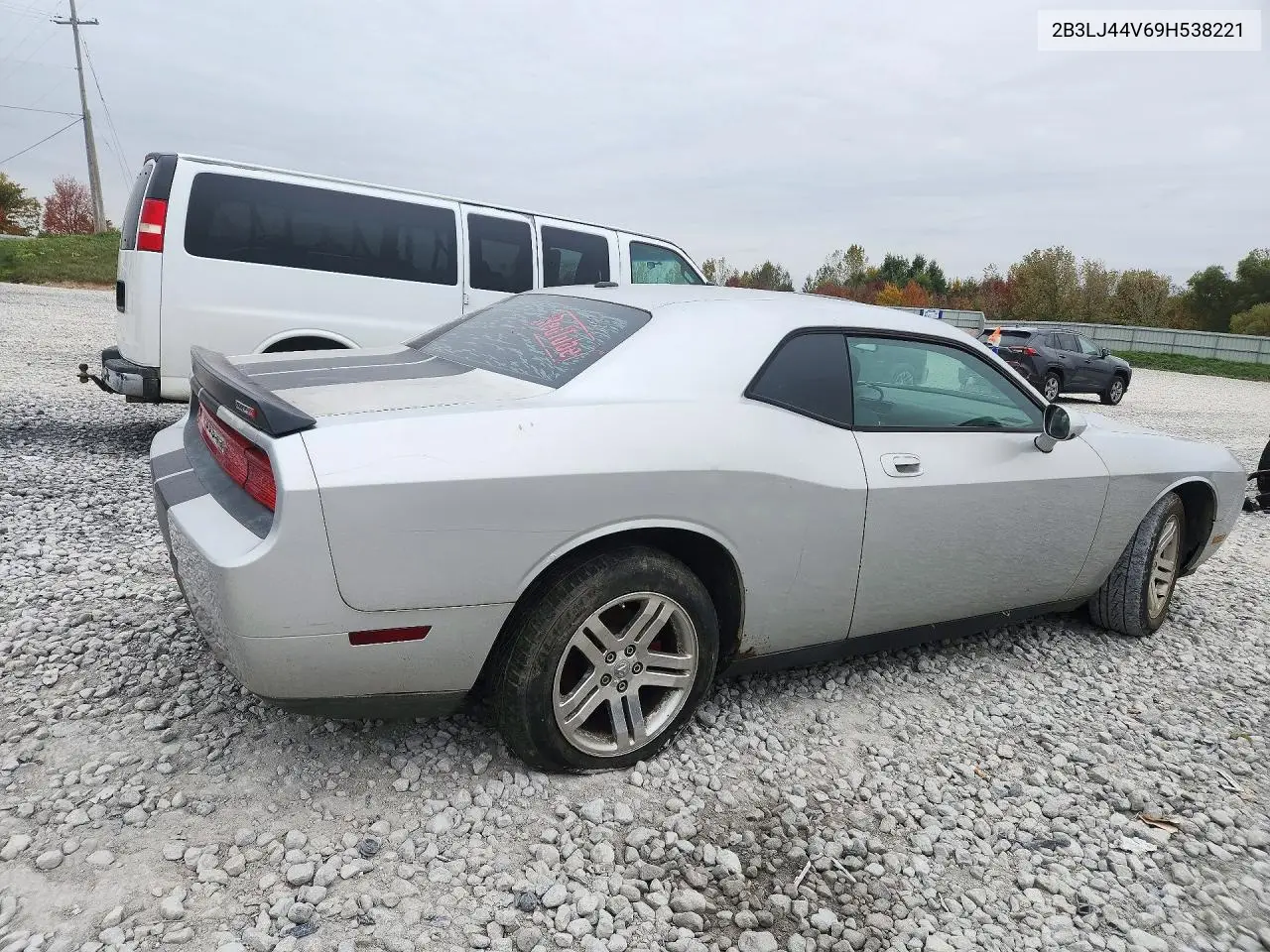 2009 DODGE CHALLENGER VIN 2B3LJ44V69H538221 — фото 3