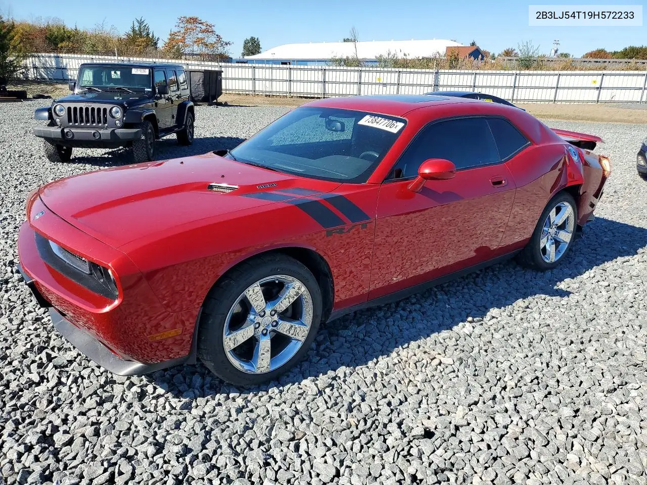 DODGE CHALLENGER 2009, VIN 2B3LJ54T19H572233