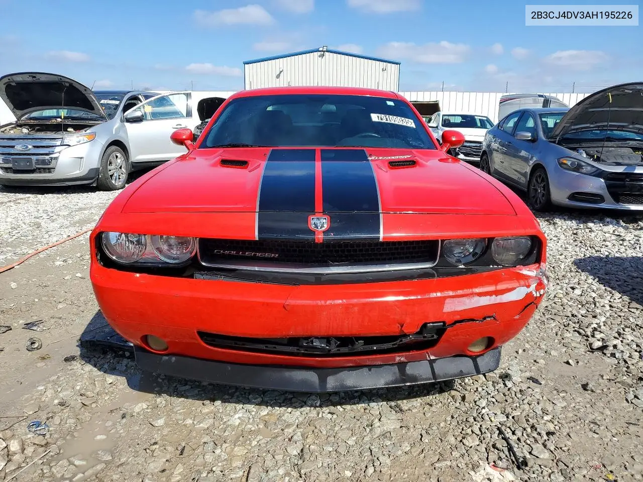 2010 DODGE CHALLENGER VIN 2B3CJ4DV3AH195226 — фото 2
