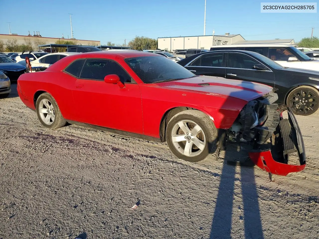 2012 DODGE CHALLENGER VIN 2C3CDYAG2CH285705 — фото 4