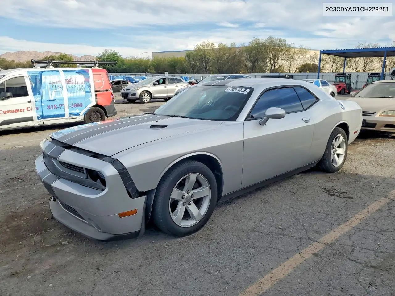 DODGE CHALLENGER 2012, VIN 2C3CDYAG1CH228251