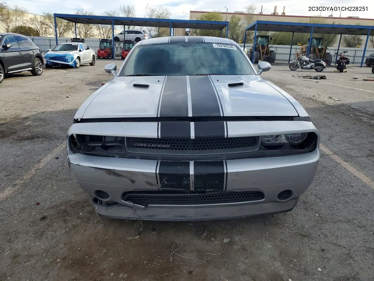 2012 DODGE CHALLENGER VIN 2C3CDYAG1CH228251 — фото 5
