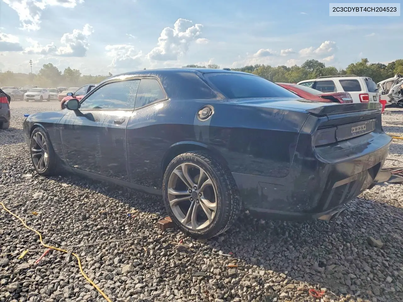 2012 DODGE CHALLENGER VIN 2C3CDYBT4CH204523 — фото 2