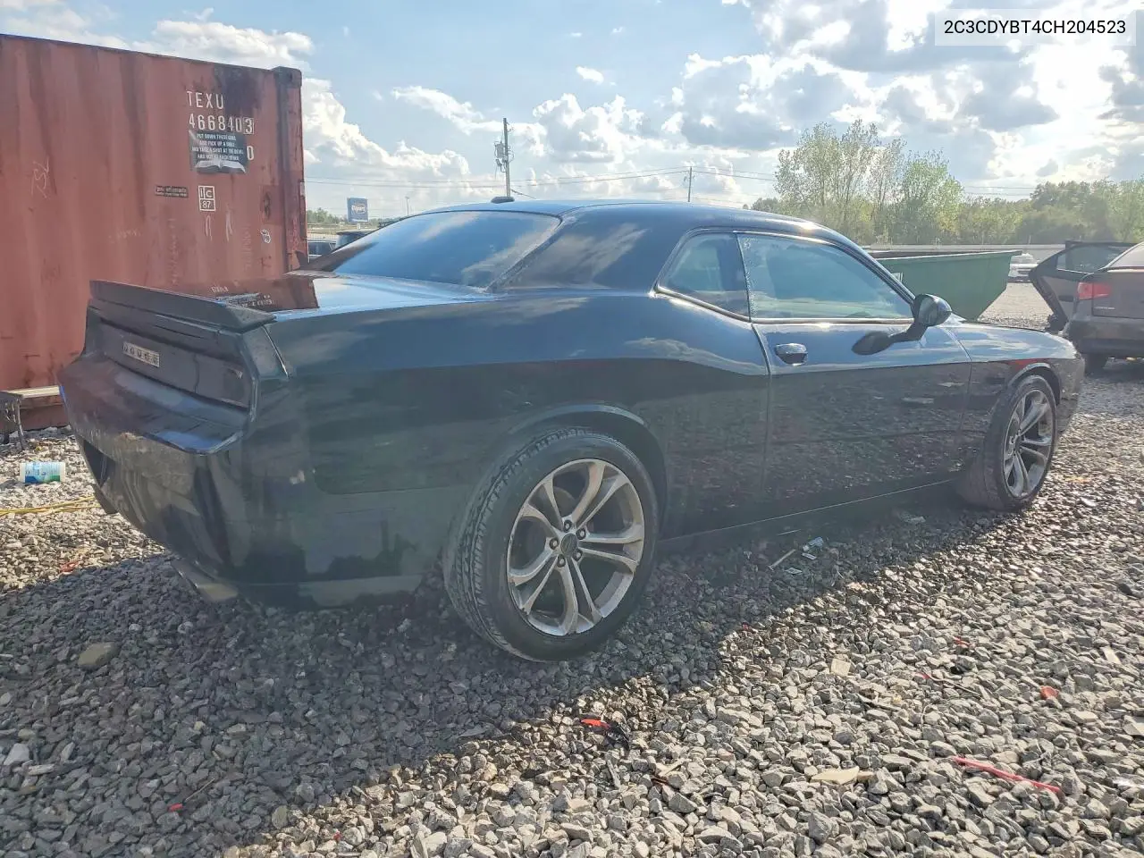 2012 DODGE CHALLENGER VIN 2C3CDYBT4CH204523 — фото 3