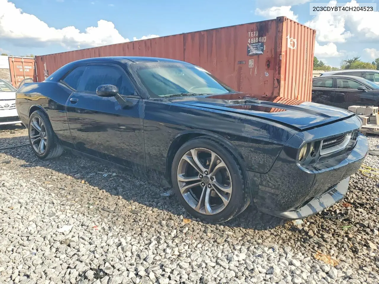 2012 DODGE CHALLENGER VIN 2C3CDYBT4CH204523 — фото 4