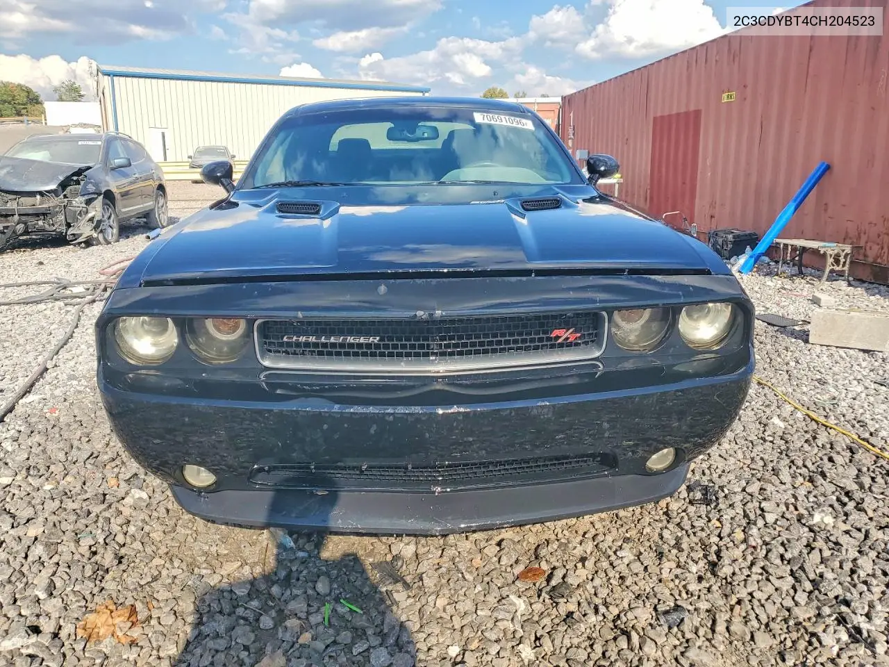 2012 DODGE CHALLENGER VIN 2C3CDYBT4CH204523 — фото 5