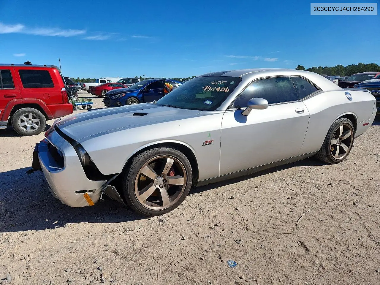 DODGE CHALLENGER 2012, VIN 2C3CDYCJ4CH284290