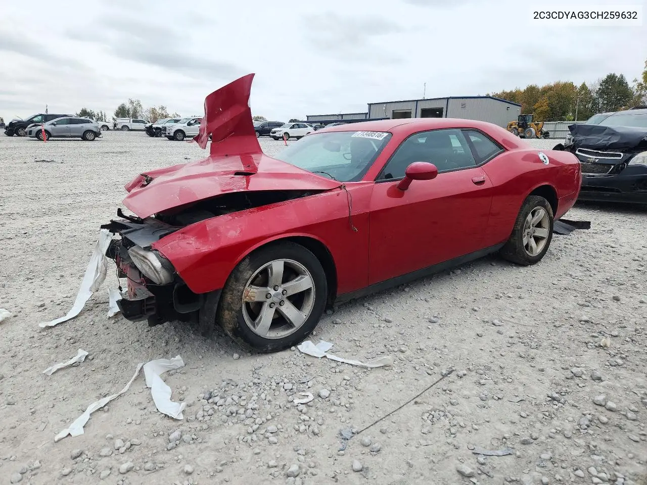 DODGE CHALLENGER 2012, VIN 2C3CDYAG3CH259632