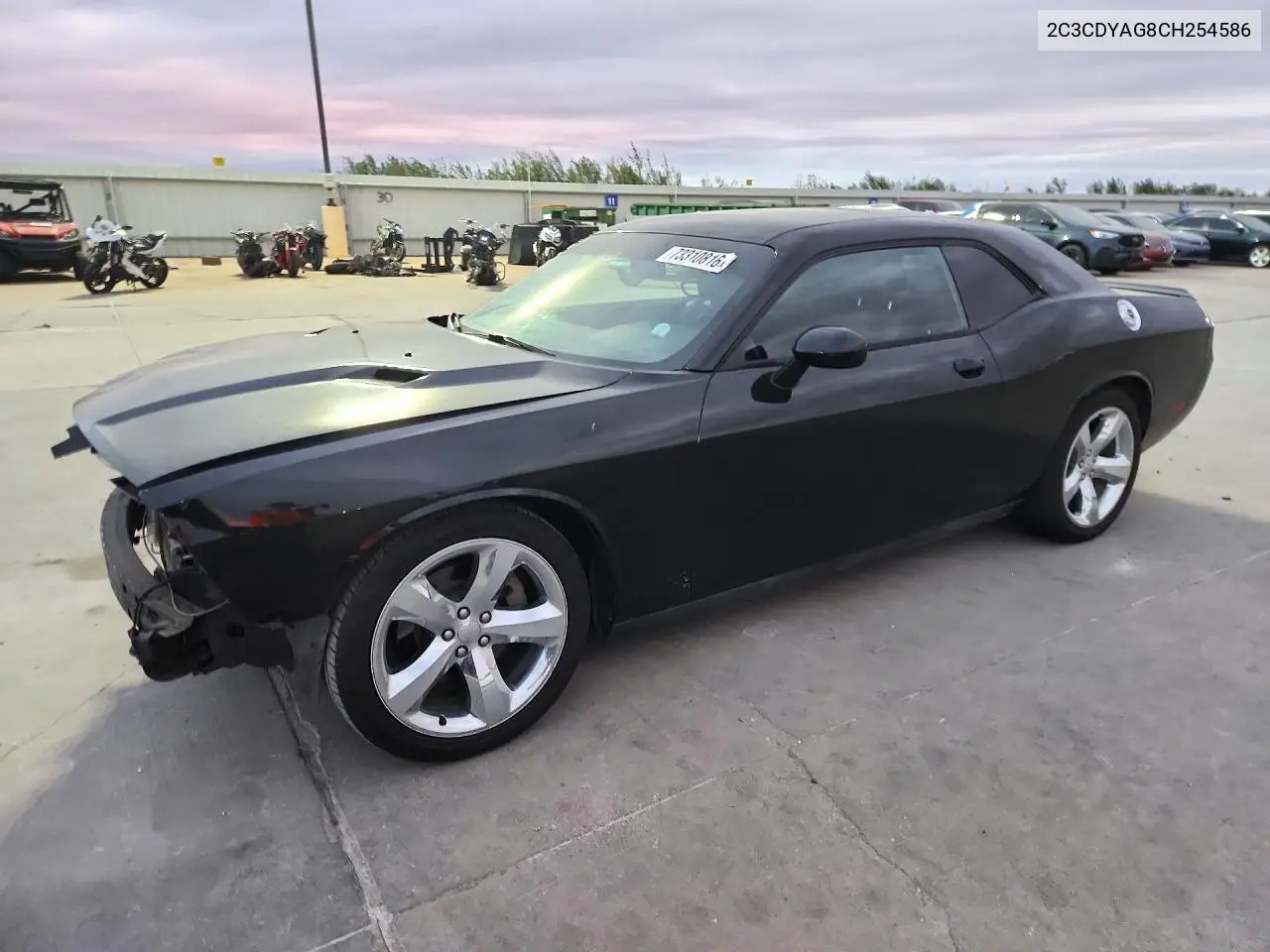 DODGE CHALLENGER 2012, VIN 2C3CDYAG8CH254586
