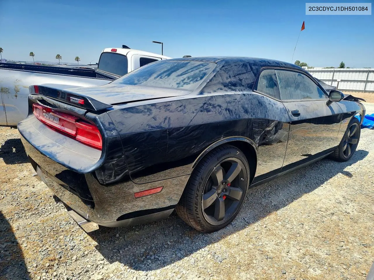 2013 DODGE CHALLENGER VIN 2C3CDYCJ1DH501084 — фото 3