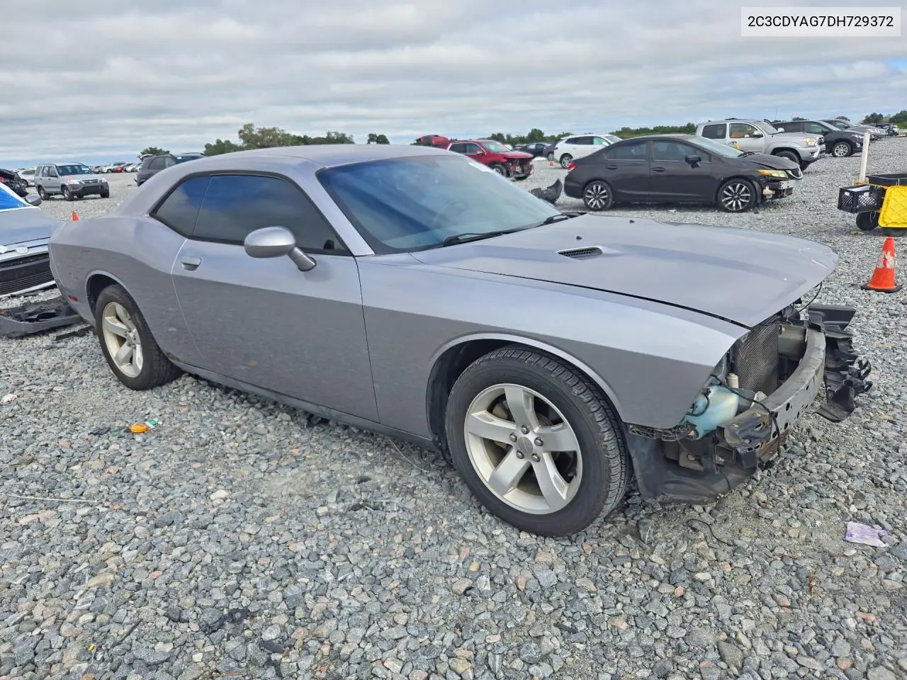 2013 DODGE CHALLENGER VIN 2C3CDYAG7DH729372 — фото 4