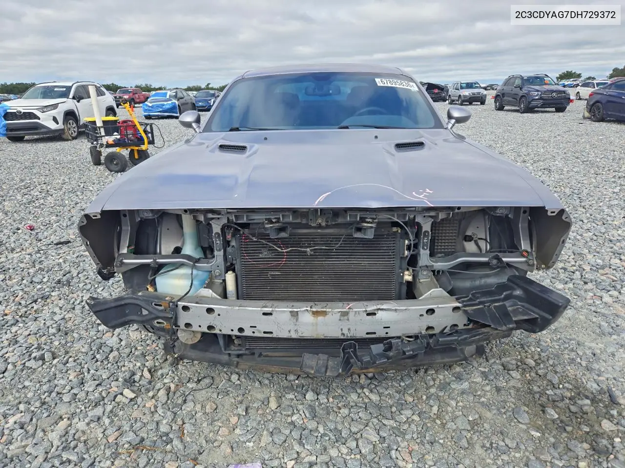 2013 DODGE CHALLENGER VIN 2C3CDYAG7DH729372 — фото 5