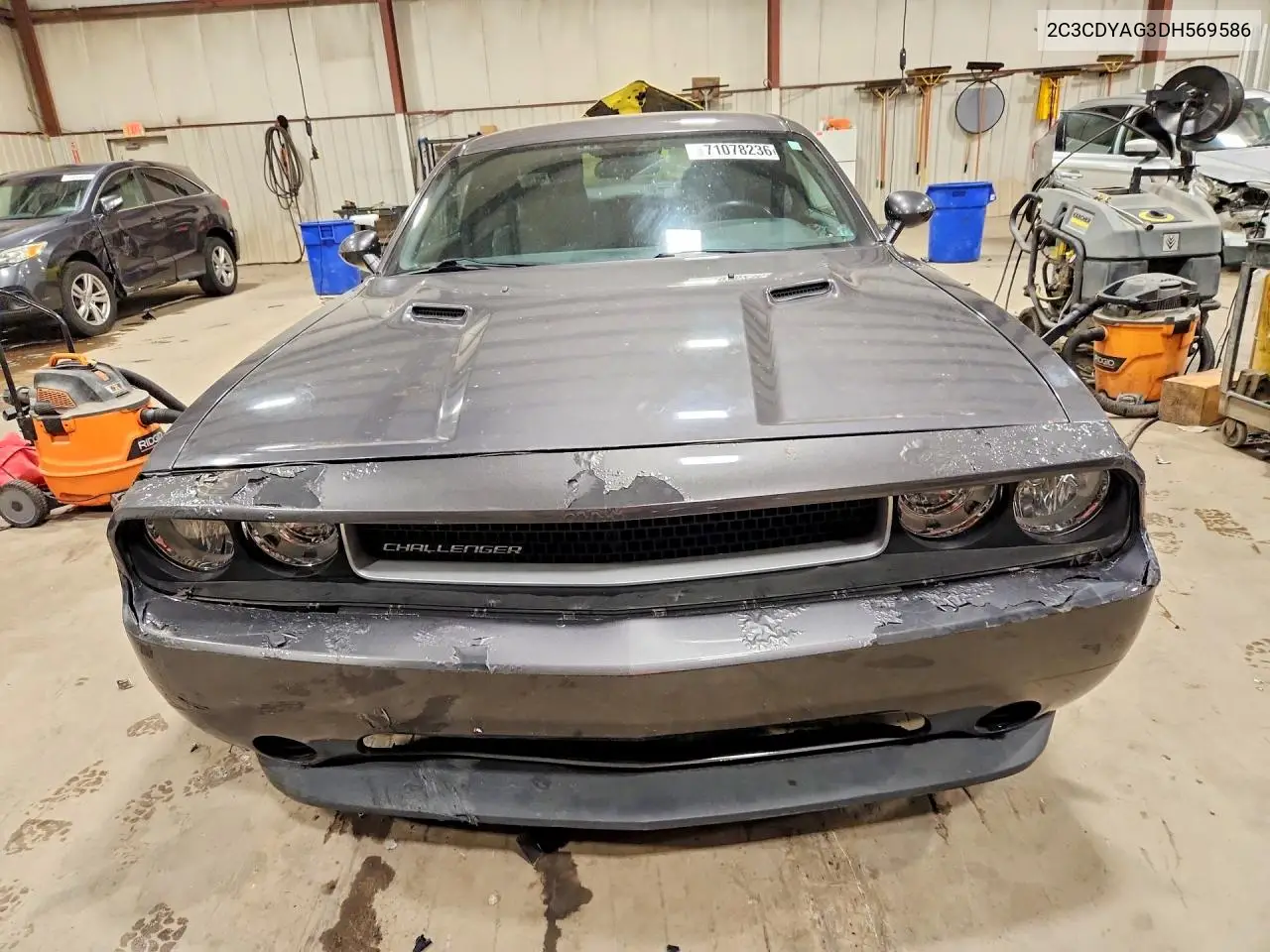 2013 DODGE CHALLENGER VIN 2C3CDYAG3DH569586 — фото 5