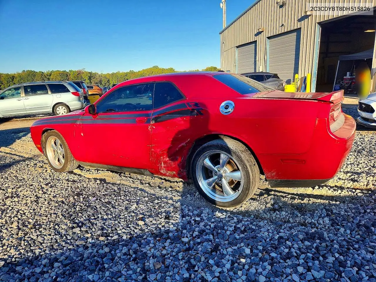 2013 DODGE CHALLENGER VIN 2C3CDYBT8DH515826 — фото 2