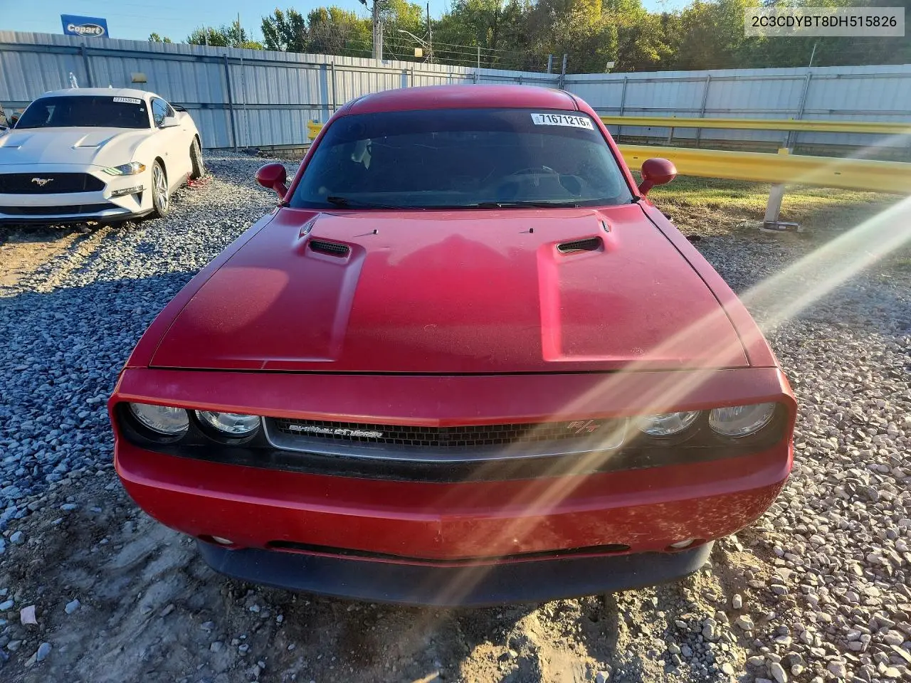 2013 DODGE CHALLENGER VIN 2C3CDYBT8DH515826 — фото 5