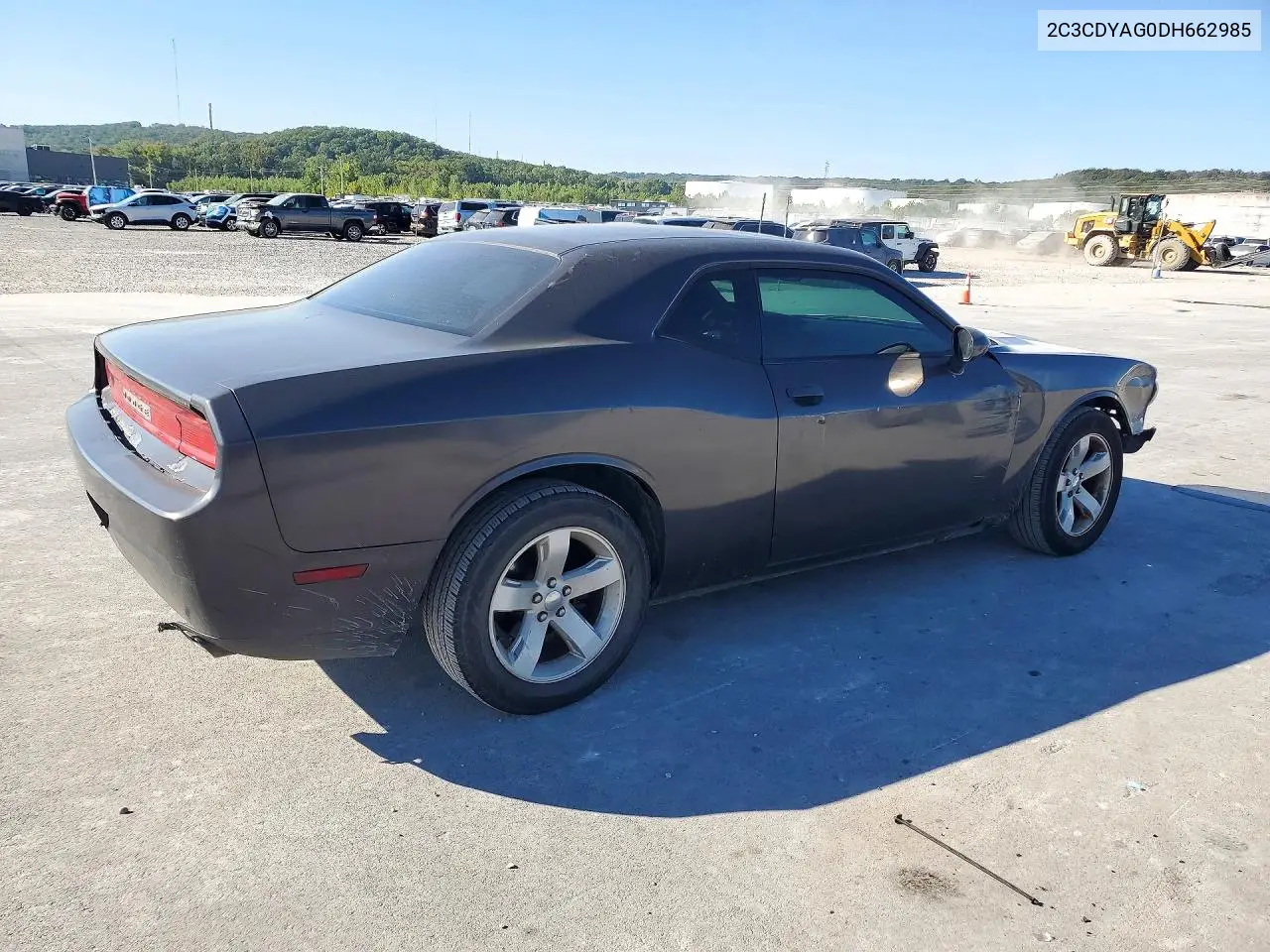 2013 DODGE CHALLENGER VIN 2C3CDYAG0DH662985 — фото 3
