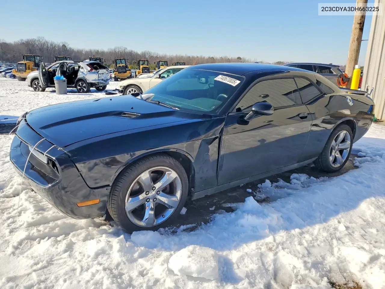 DODGE CHALLENGER 2013, VIN 2C3CDYAG3DH663225