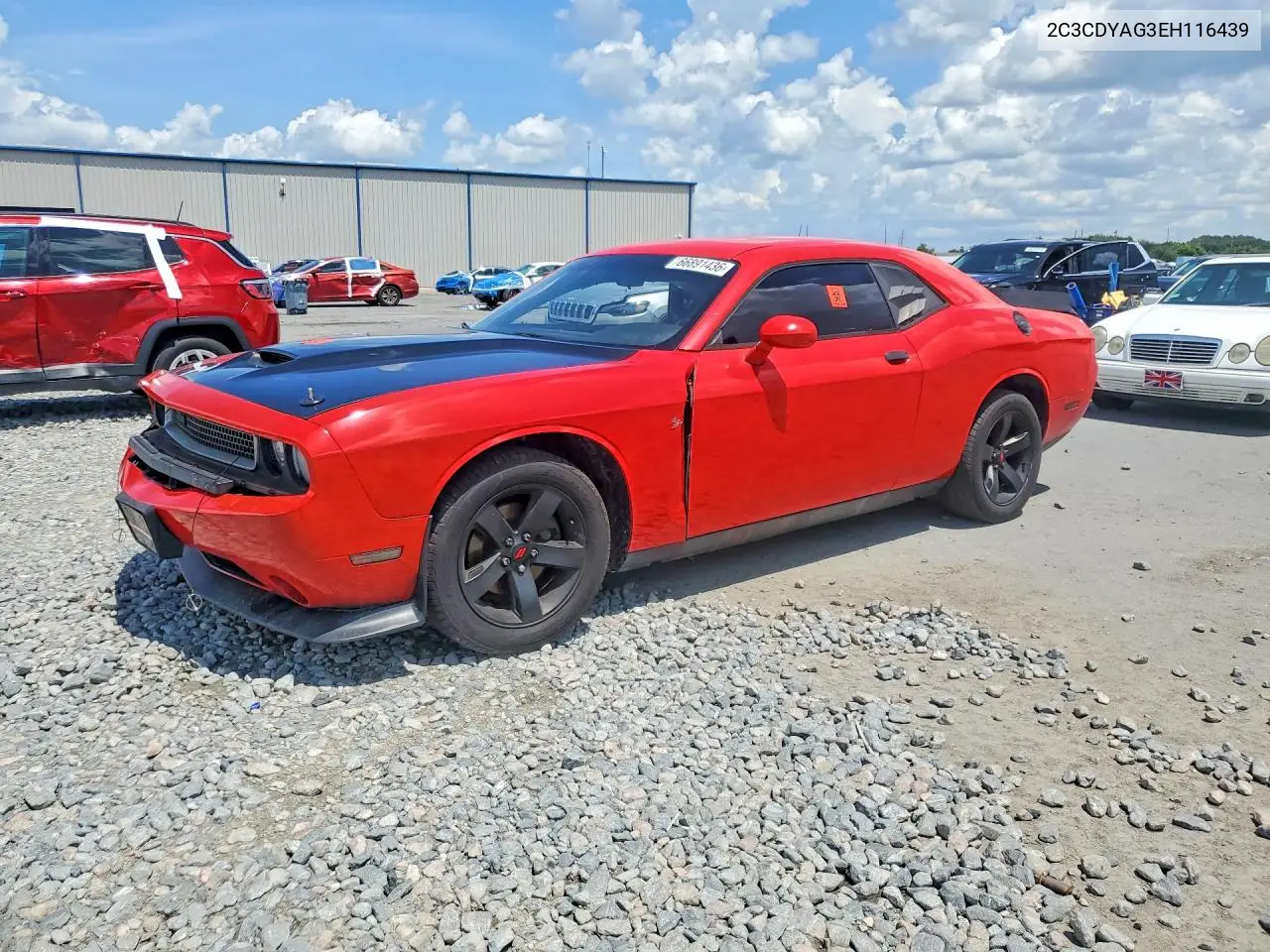 DODGE CHALLENGER 2014, VIN 2C3CDYAG3EH116439