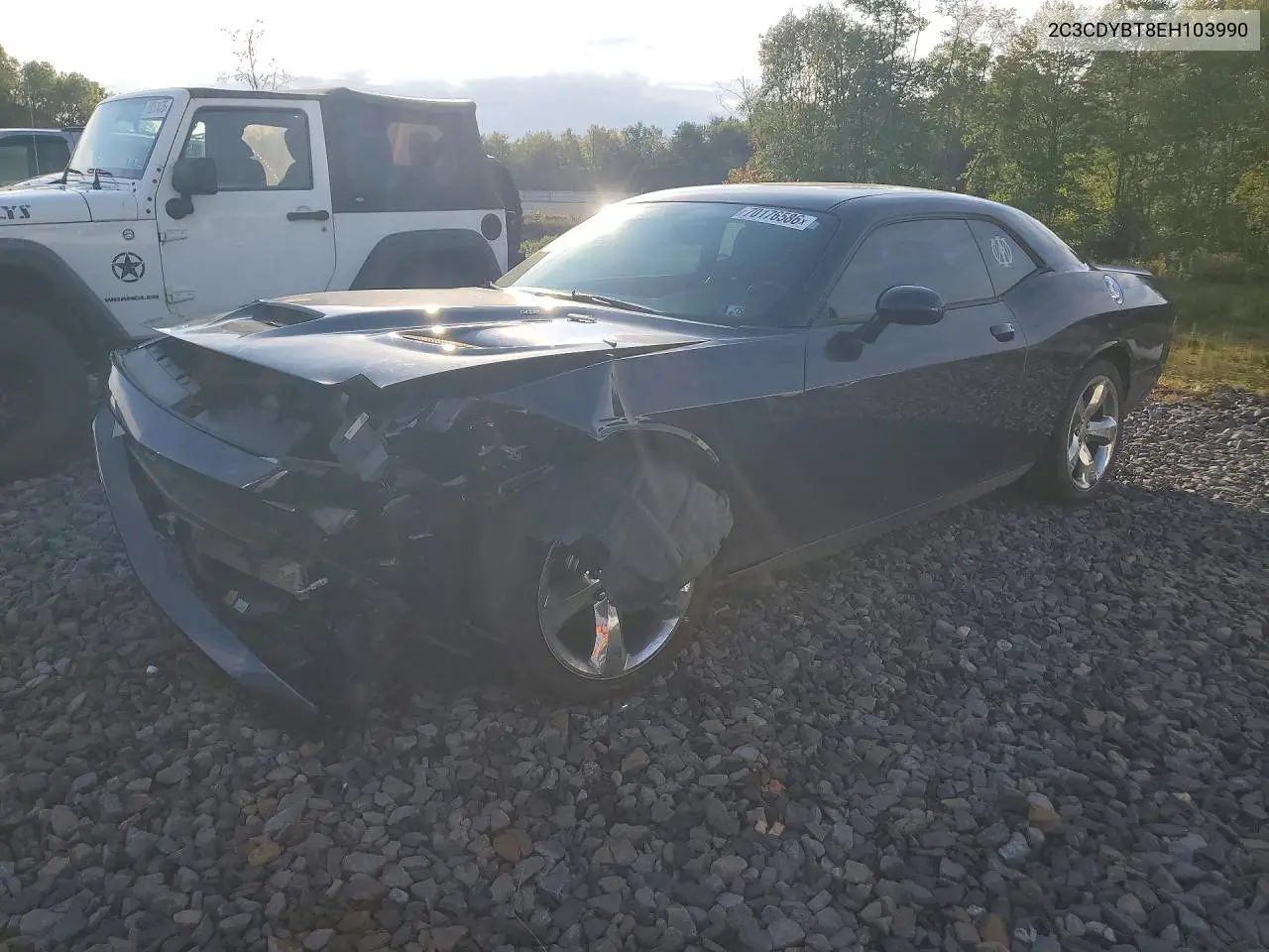 DODGE CHALLENGER 2014, VIN 2C3CDYBT8EH103990