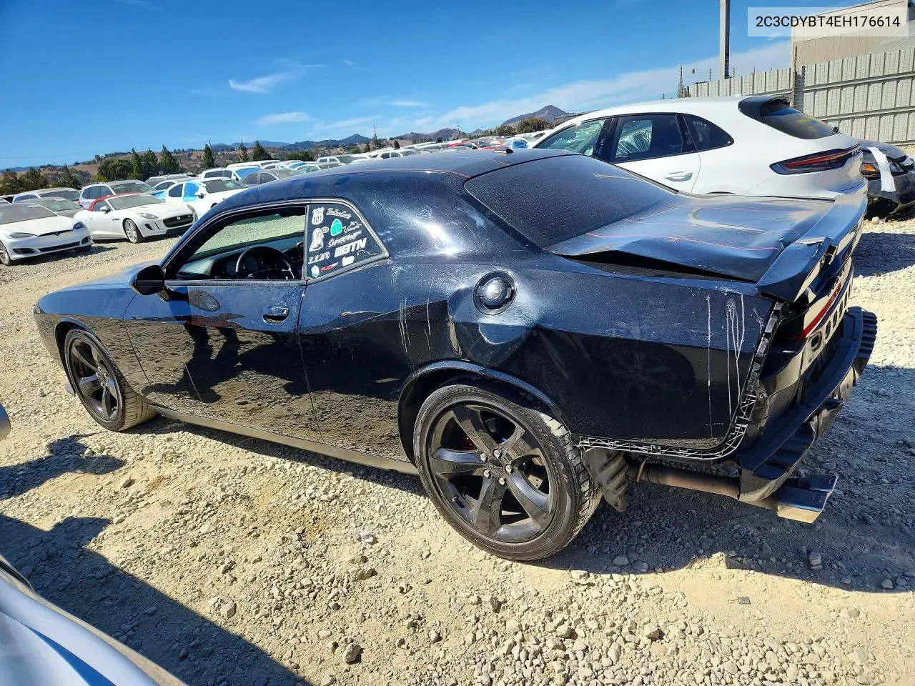 2014 DODGE CHALLENGER VIN 2C3CDYBT4EH176614 — фото 3