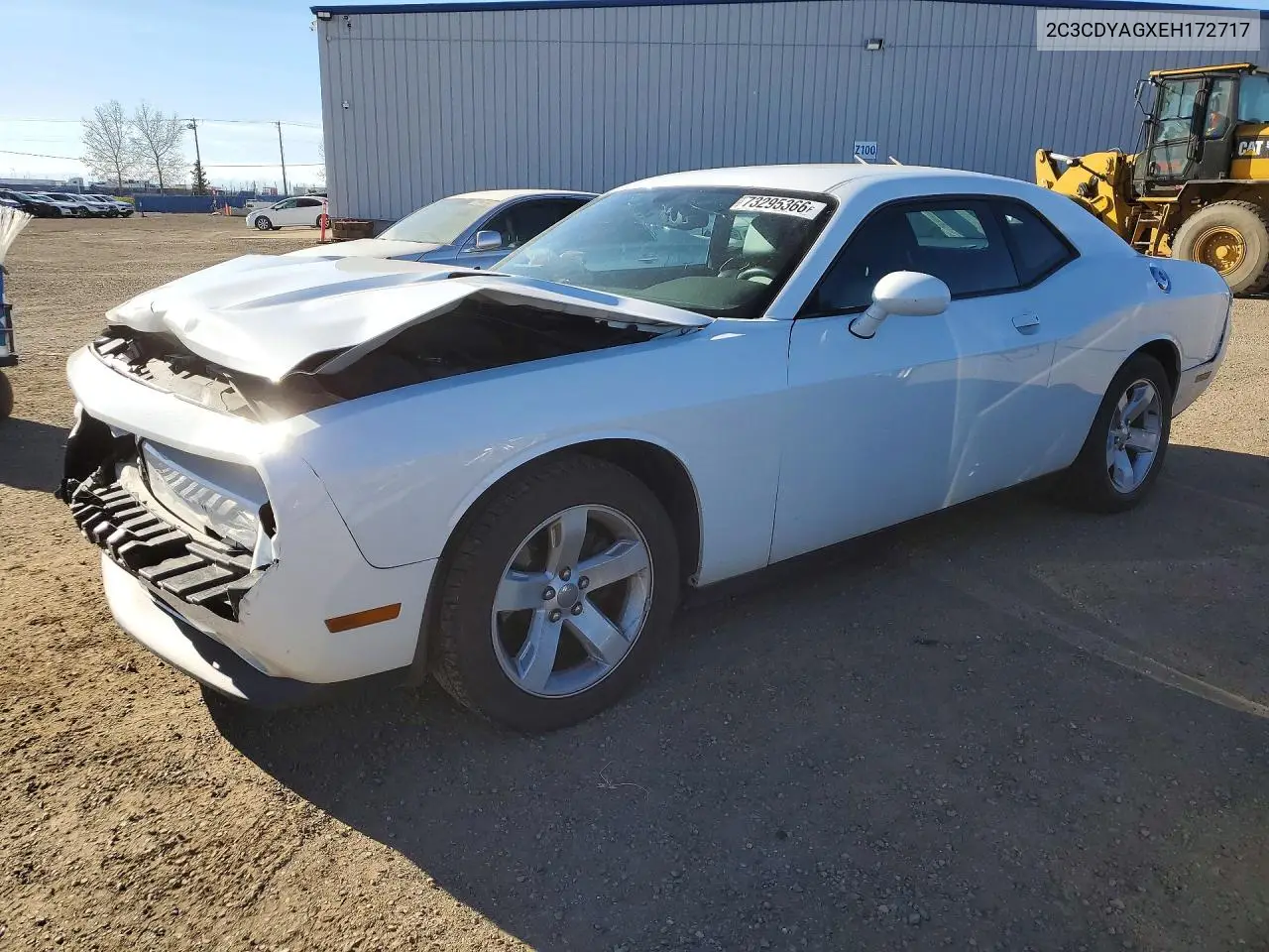 DODGE CHALLENGER 2014, VIN 2C3CDYAGXEH172717