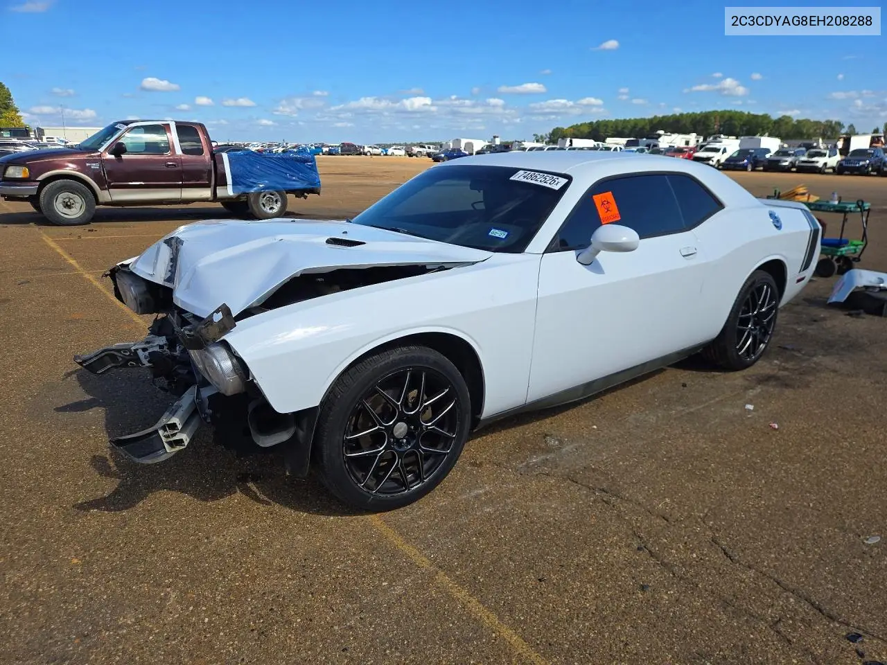 DODGE CHALLENGER 2014, VIN 2C3CDYAG8EH208288
