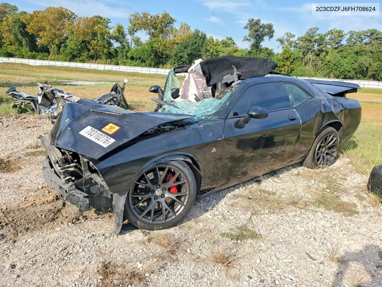 DODGE CHALLENGER 2015, VIN 2C3CDZFJ6FH708624