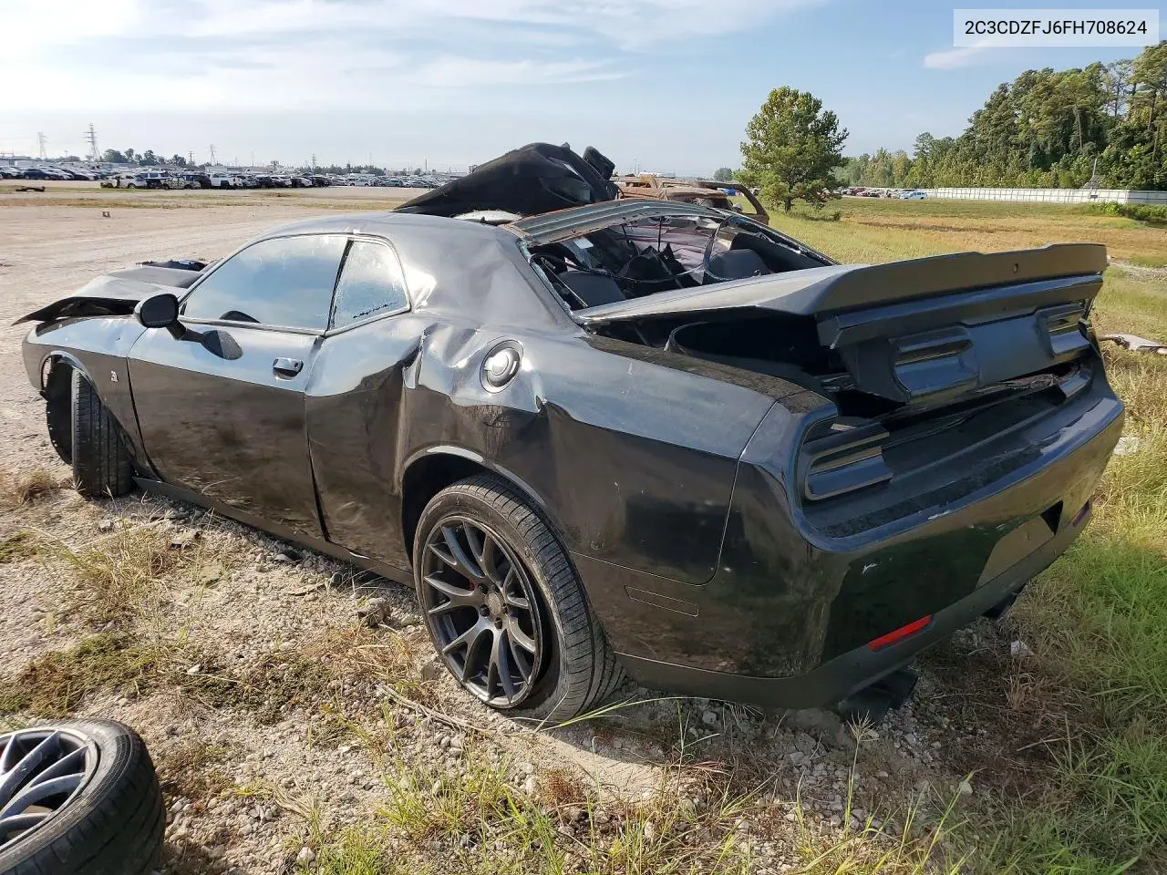 2015 DODGE CHALLENGER VIN 2C3CDZFJ6FH708624 — фото 2