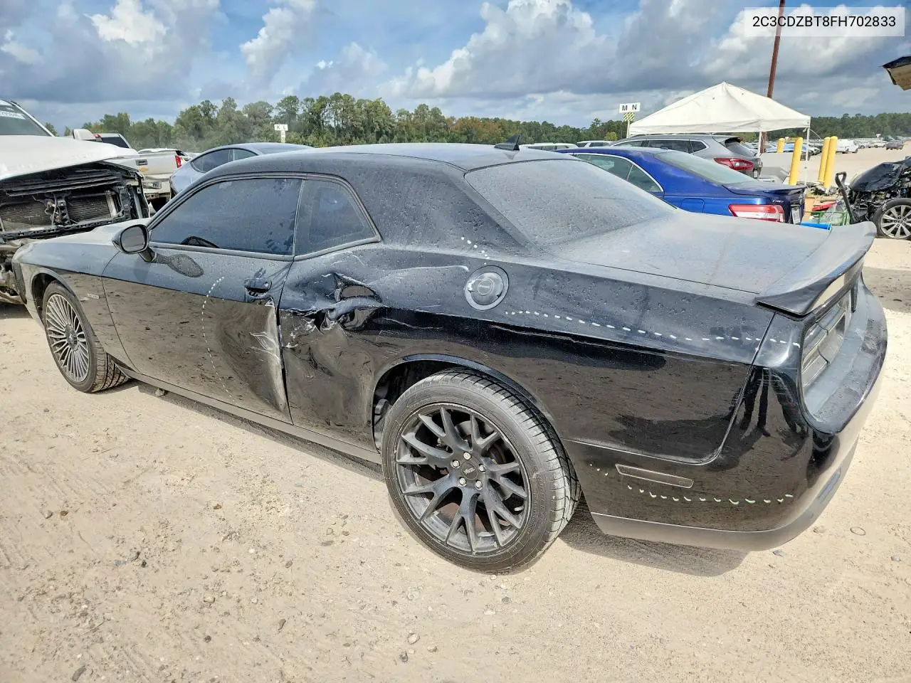 2015 DODGE CHALLENGER VIN 2C3CDZBT8FH702833 — фото 2